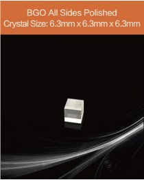 BGO Scintillator, BGO Scintillation Crystal, Bismuth Germanate Scintillation Crystal, diameter 6.3mm x 6.3mm x 6.3mm